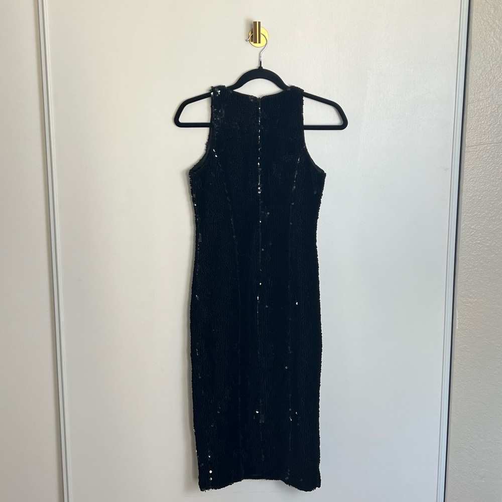 JAYGODFREY Sequin Midi Dress With Leg Slit - Picture 4 of 9